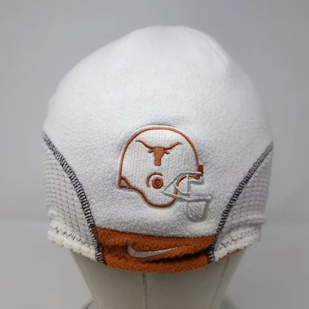 Texas Longhorns NCAA Nike Beanie Brown One Size Reversible Fleece Embroidered